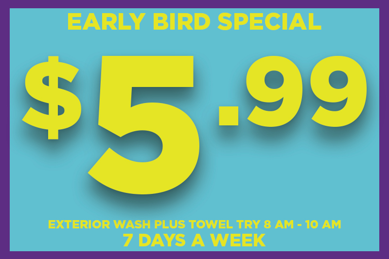 Car Wash Package - Early Bird Special